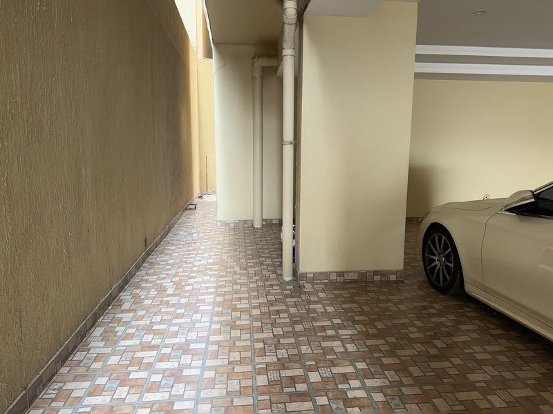 Covered parking underneath