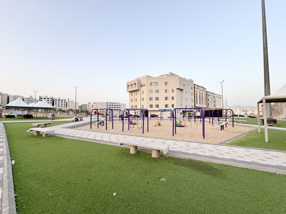 A park at the end of the street